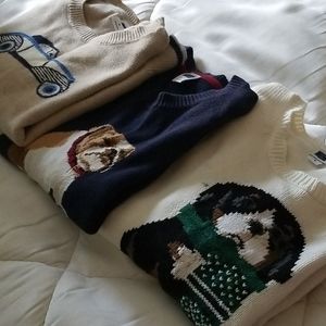 Janie and jack boy sweaters ,size 5